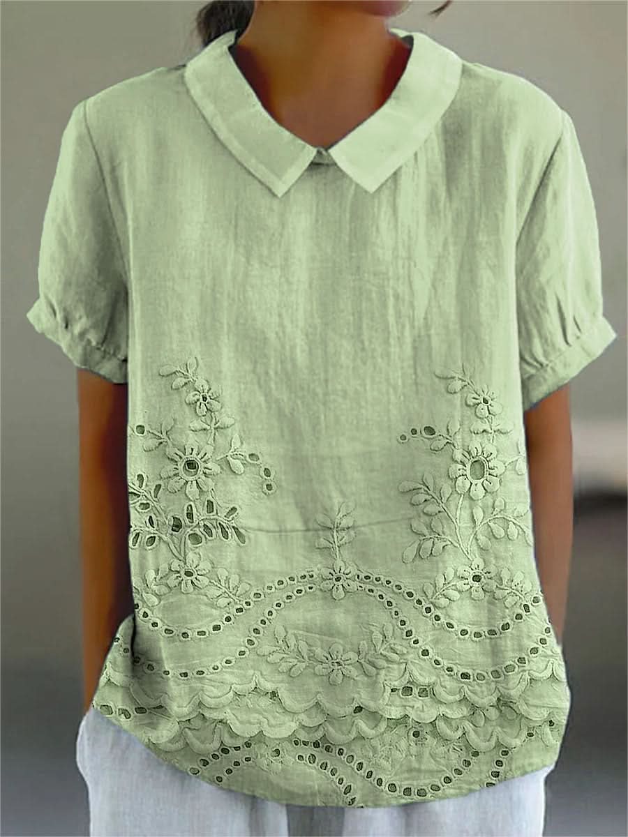 LILY | BLOOM EMBROIDERED TOP