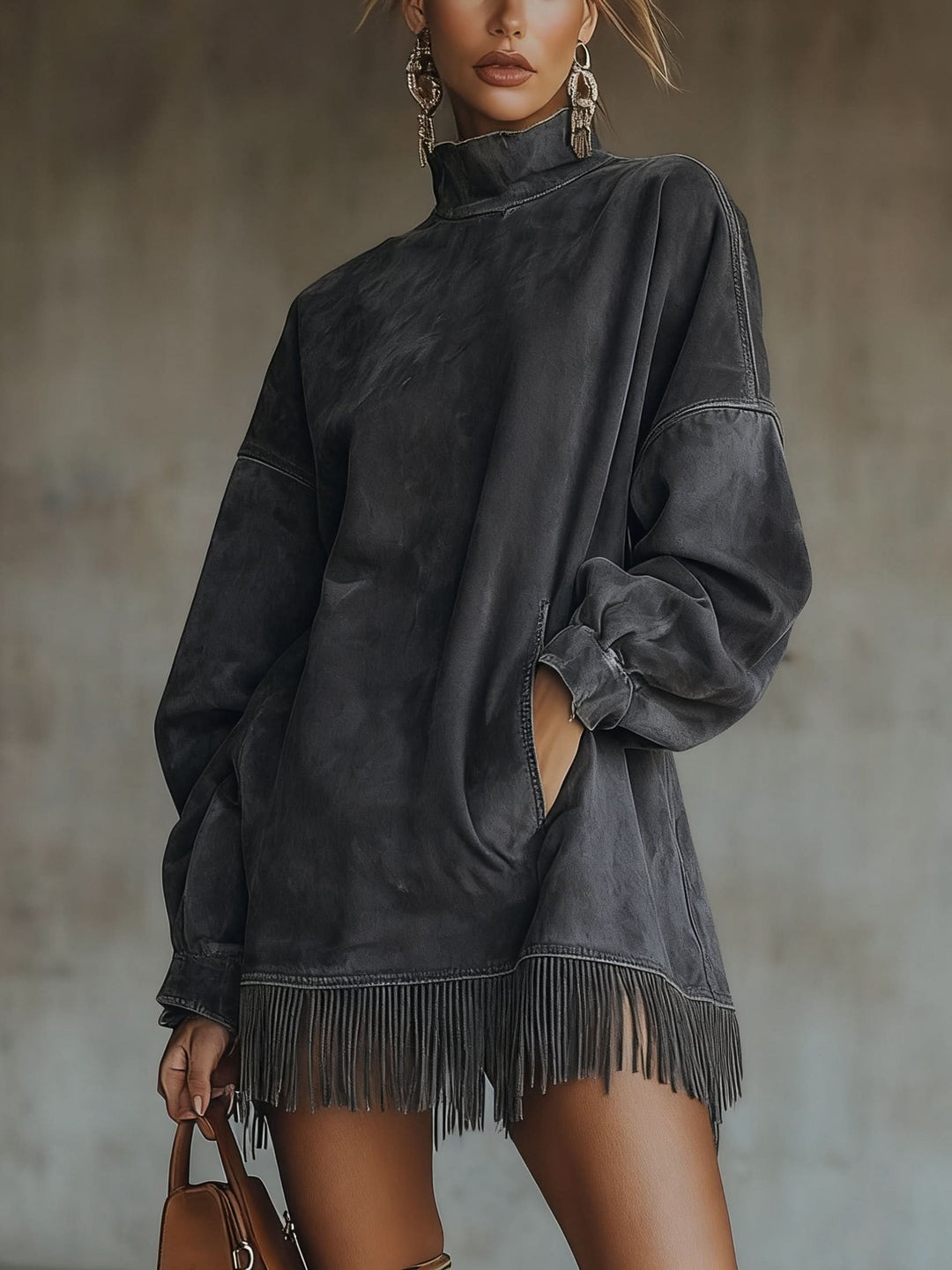 LUCIA | TURTLENECK DRESS