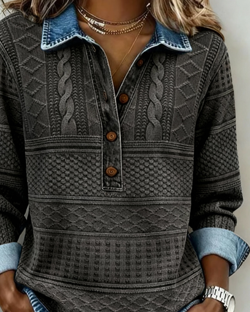 NIVELLE | MODERN HALF-BUTTON SWEATER