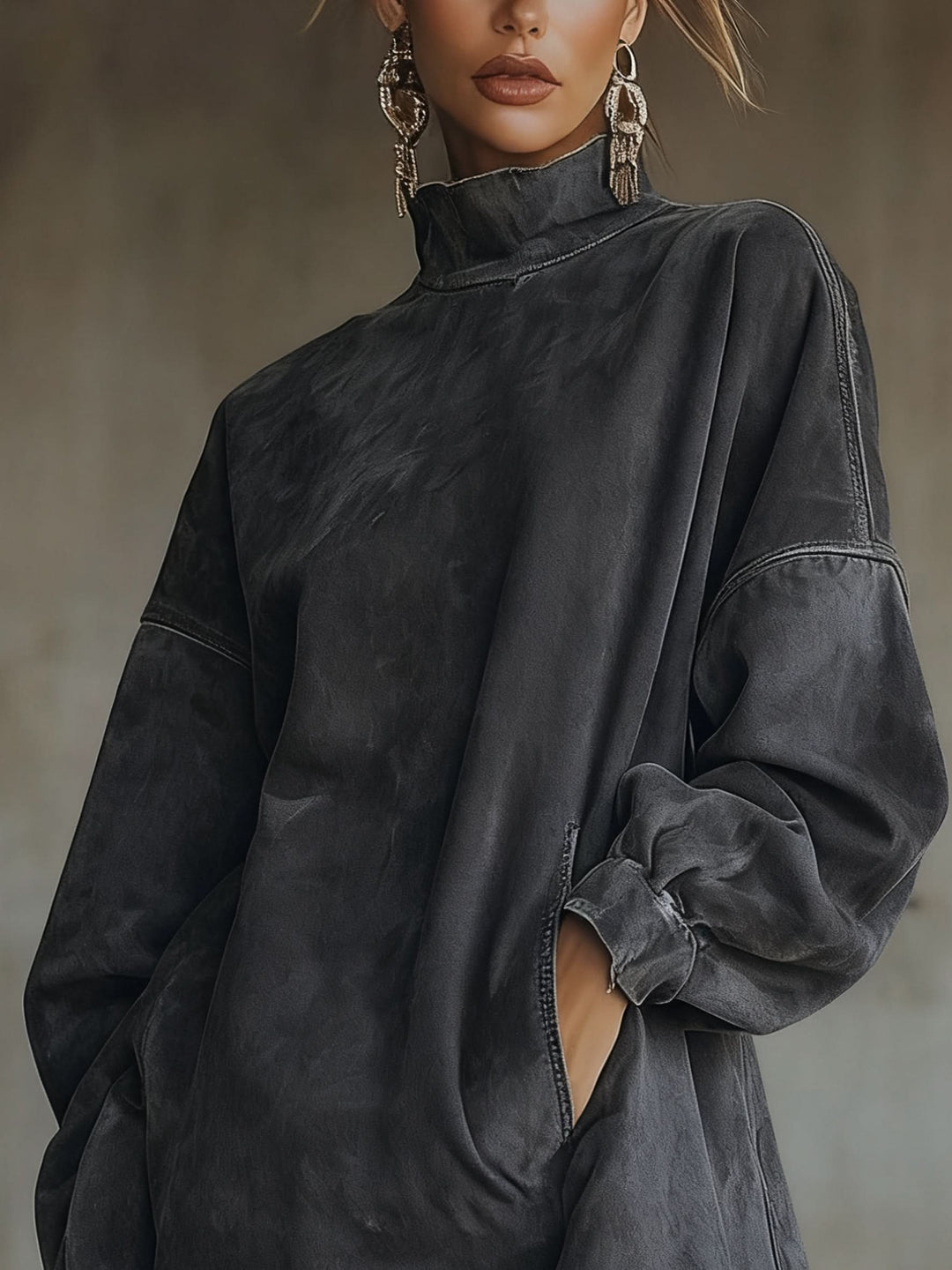 LUCIA | TURTLENECK DRESS