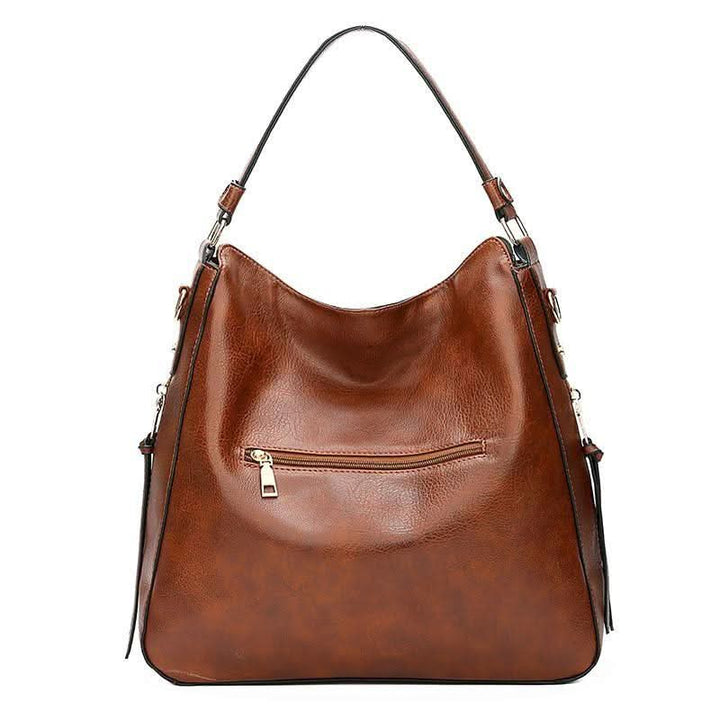 CAMELLIA | LEATHER HOBO BAG
