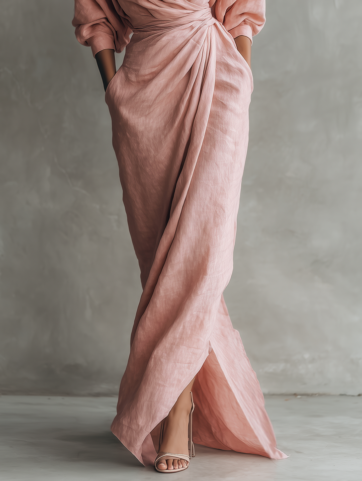 SOFI | PURE ELEGANCE V-NECK DRESS
