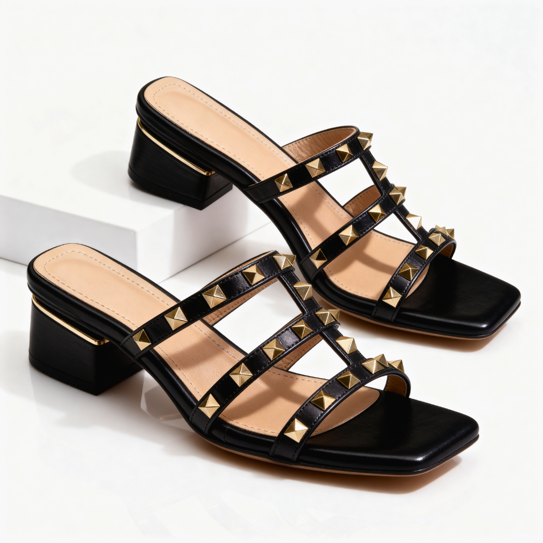 CARTER | MODERN STUDDED SANDALS