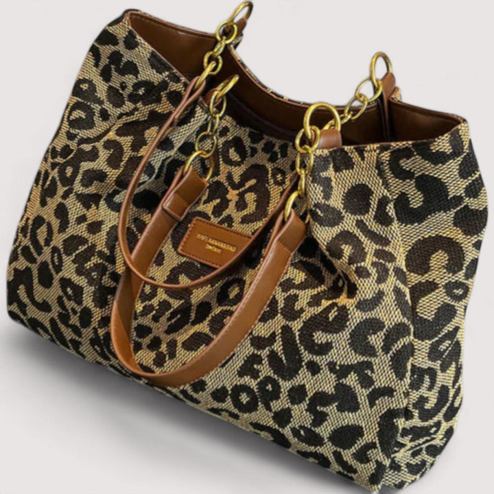 AGNES™ | LEOPARD CANVAS BAG