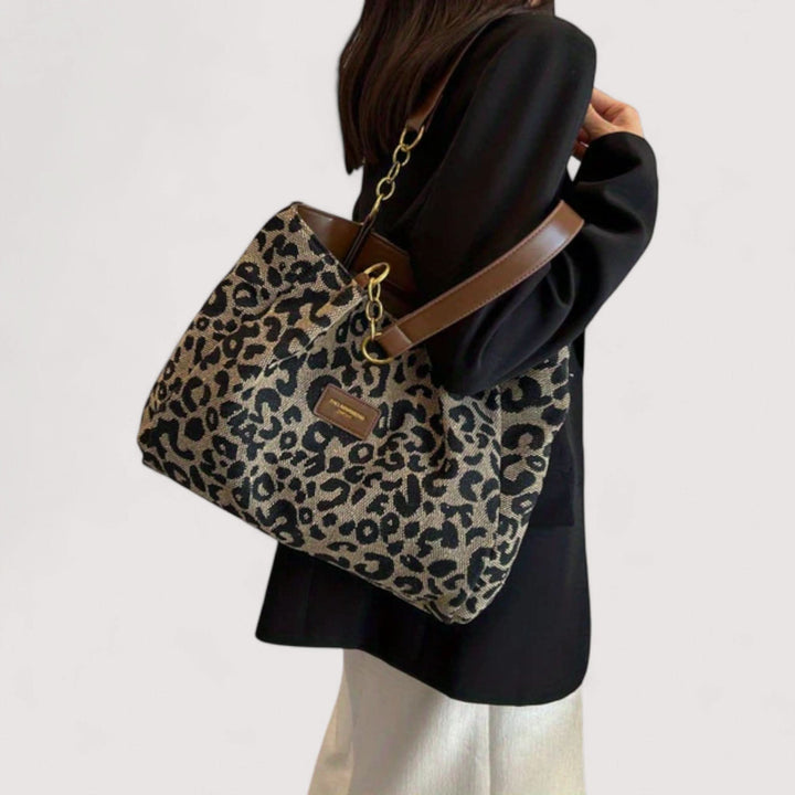 AGNES™ | LEOPARD CANVAS BAG