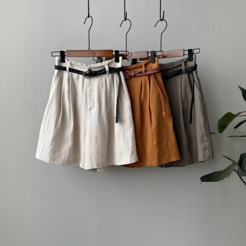KAYLA | LINEN SHORTS