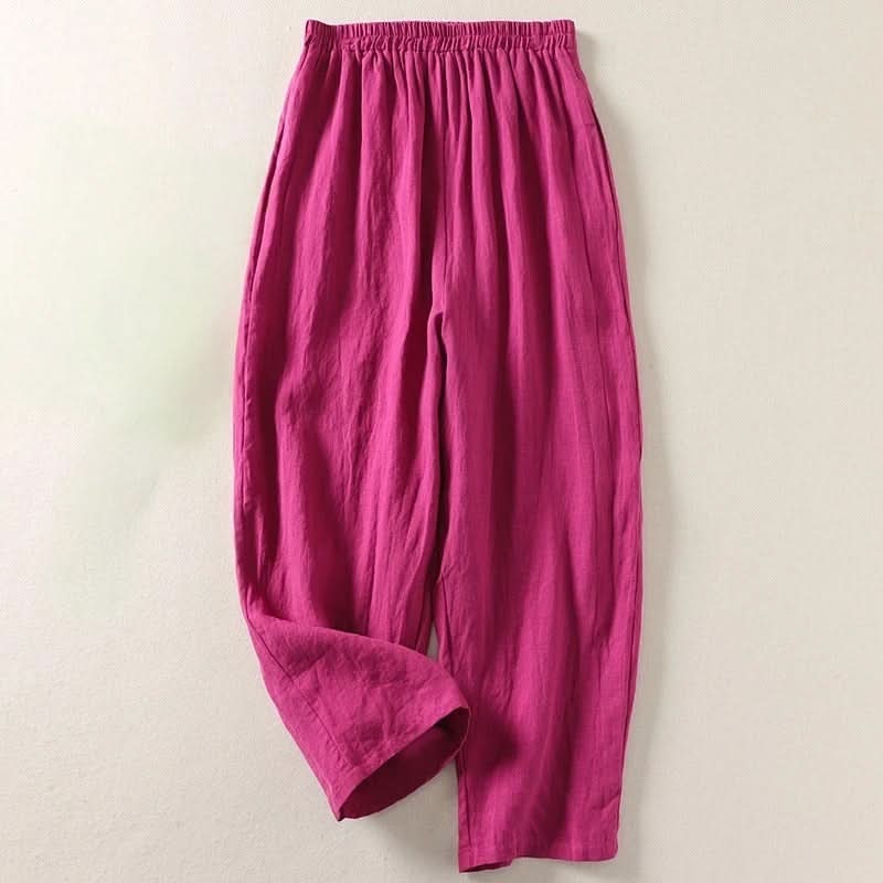SOPHIA | FLOW COTTON LINEN PANTS