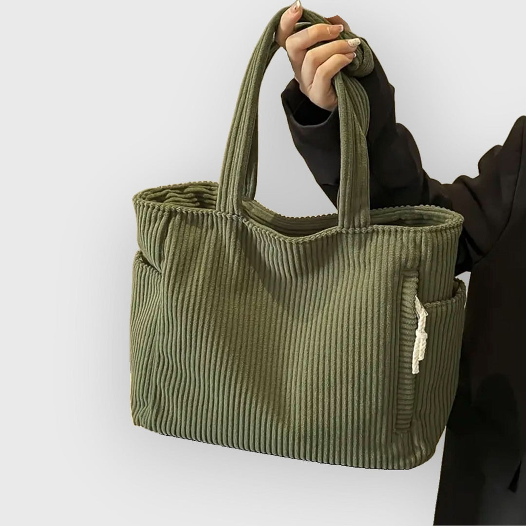 CAMILLE | CORDUROY TOTE BAG