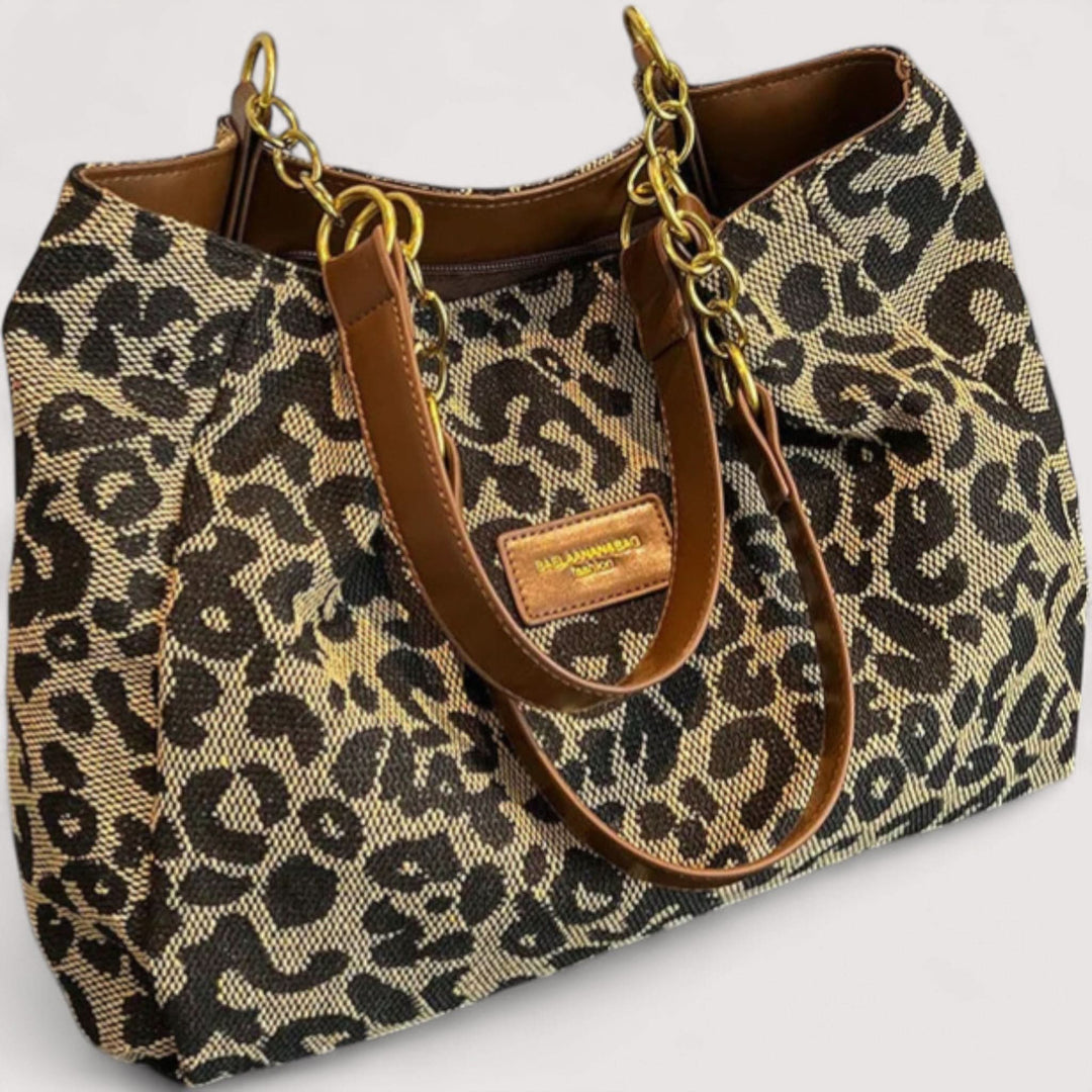AGNES™ | LEOPARD CANVAS BAG