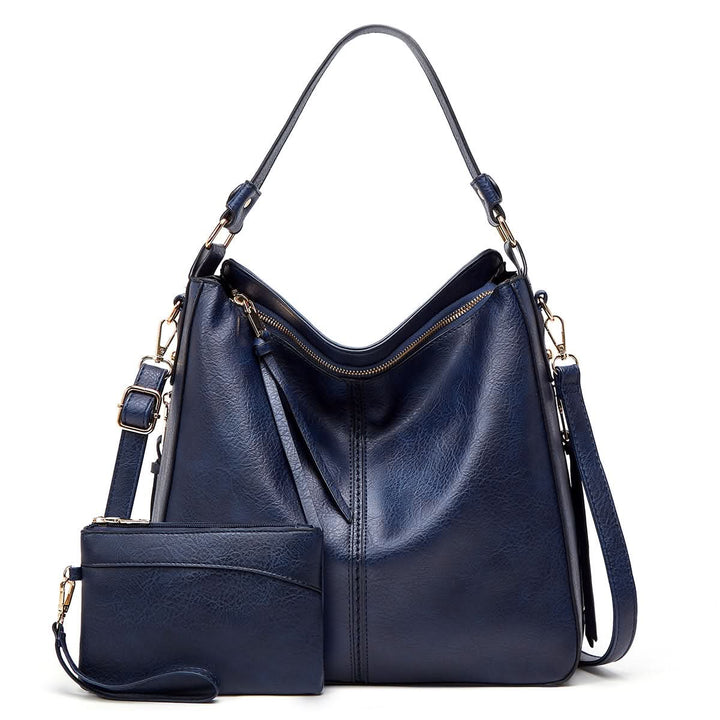 CAMELLIA | LEATHER HOBO BAG