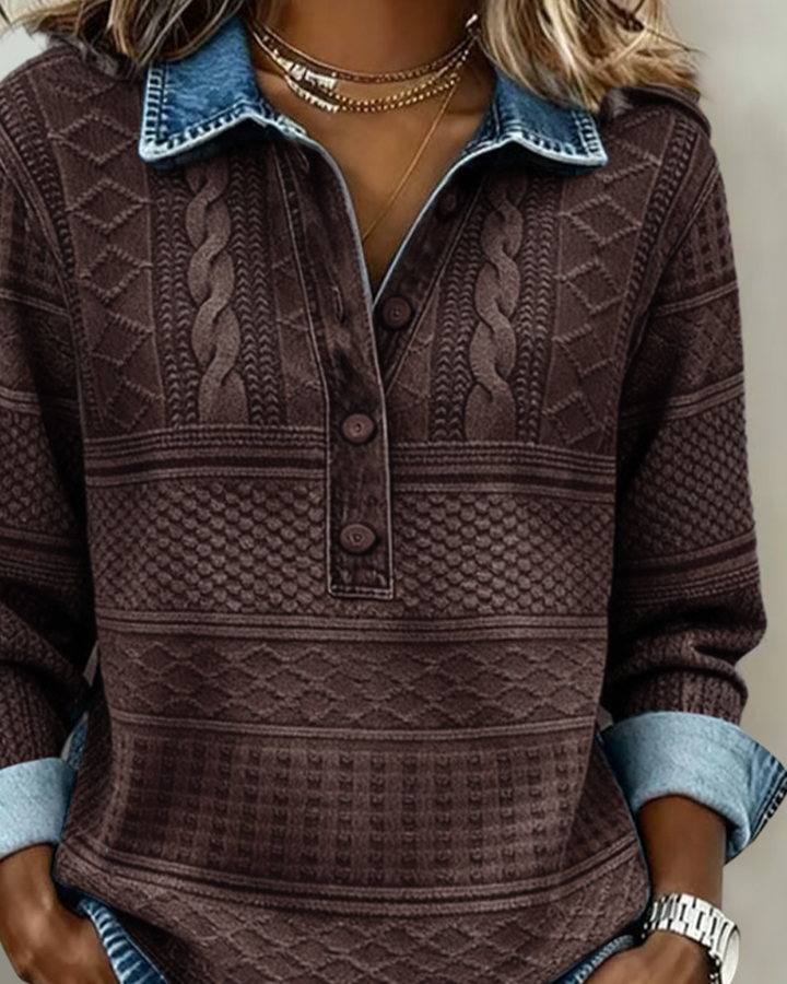NIVELLE | MODERN HALF-BUTTON SWEATER