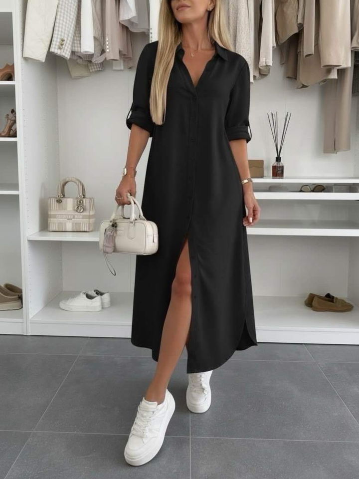 IVY | BUTTON DRESS