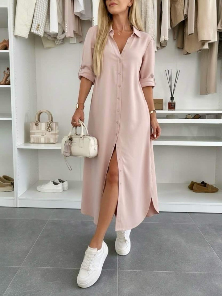 IVY | BUTTON DRESS
