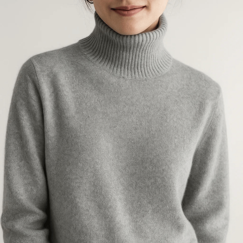 AURORA | CASHMERE TURTLENECK SWEATER