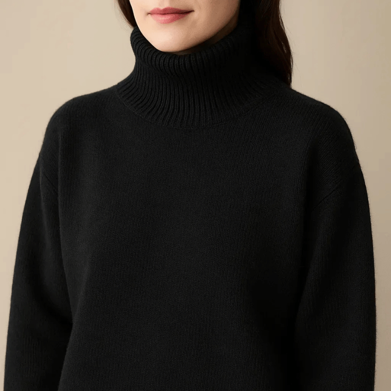 AURORA | CASHMERE TURTLENECK SWEATER