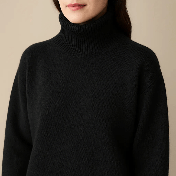 AURORA | CASHMERE TURTLENECK SWEATER