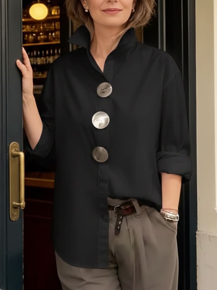 VERA | ELEGANT COLLAR BLOUSE