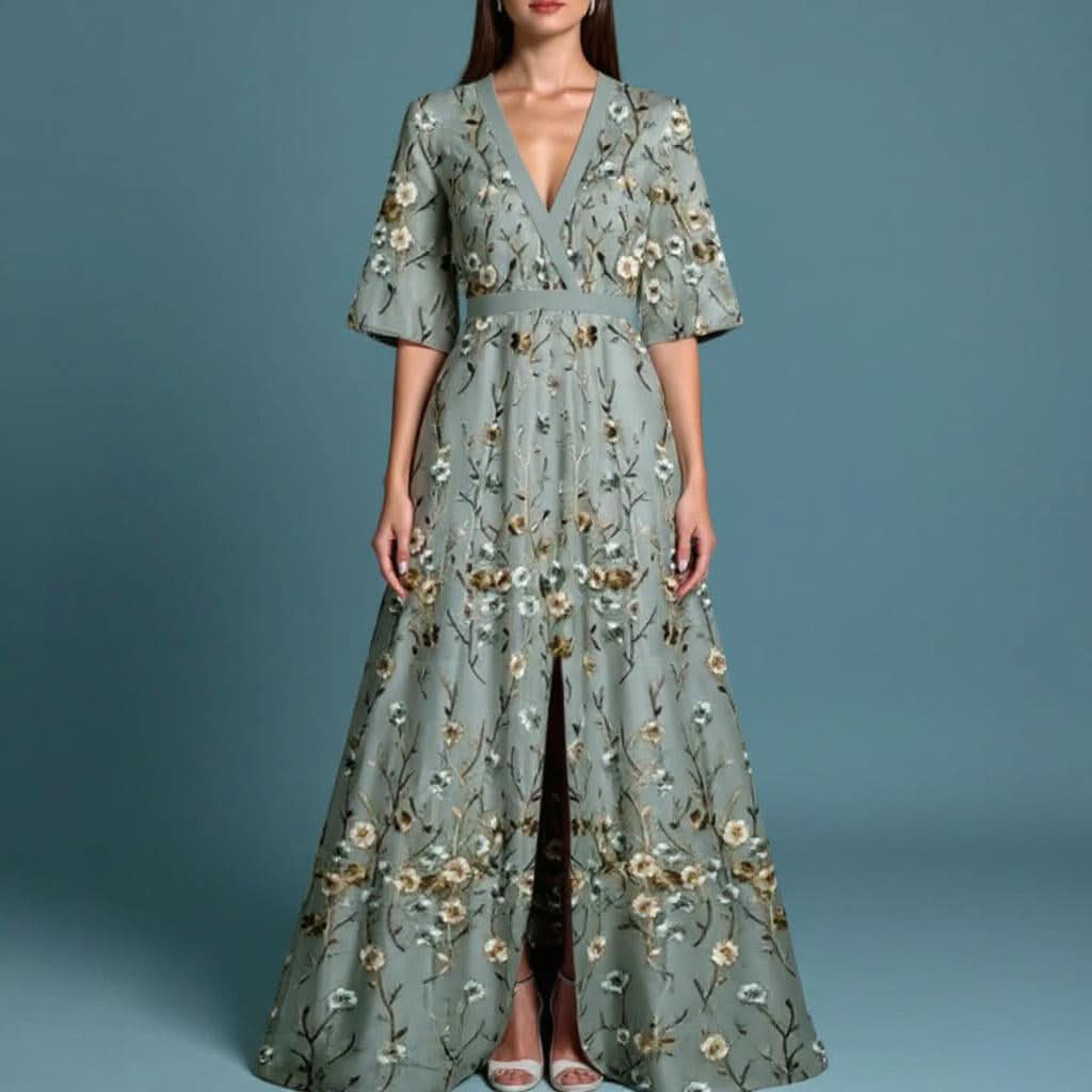 MARISA | ELEGANT FLORAL DRESS