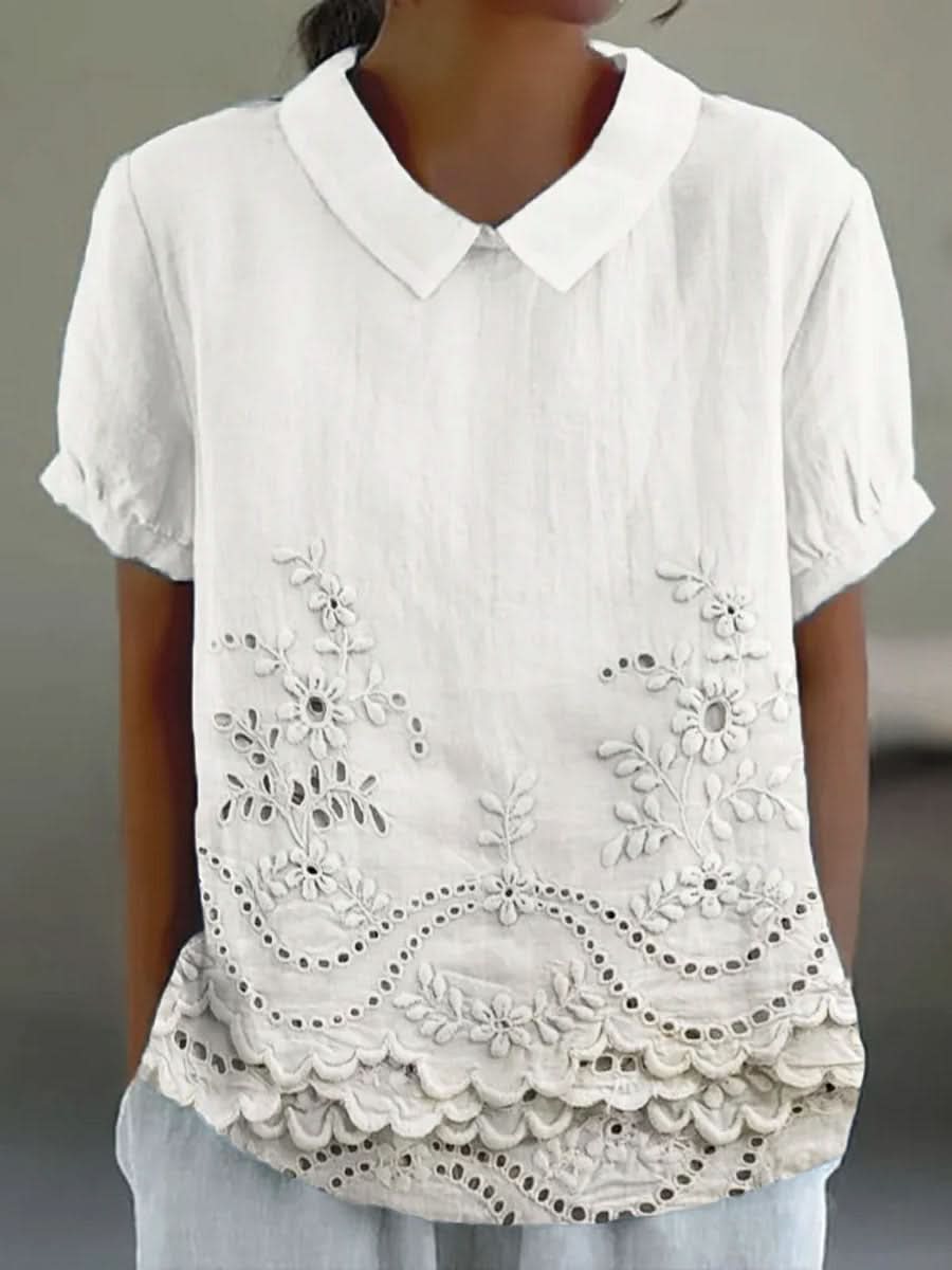 LILY | BLOOM EMBROIDERED TOP