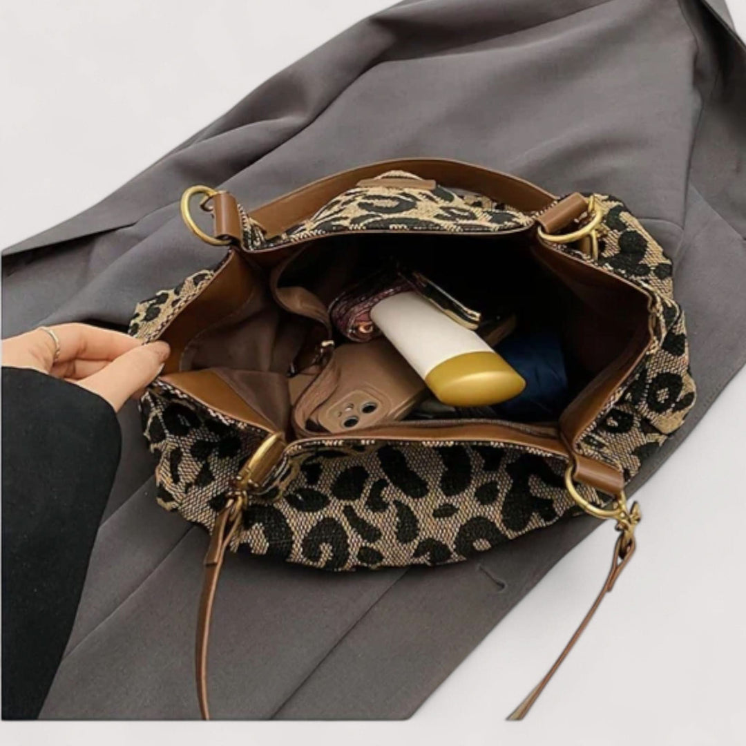 AGNES™ | LEOPARD CANVAS BAG