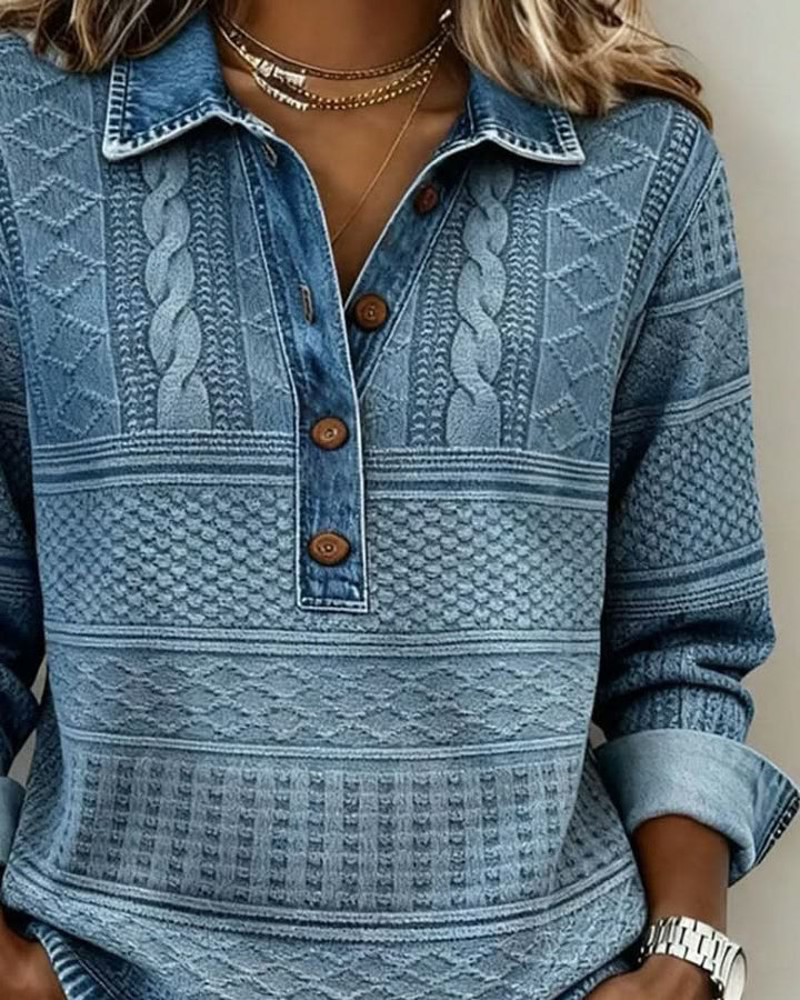 NIVELLE | MODERN HALF-BUTTON SWEATER