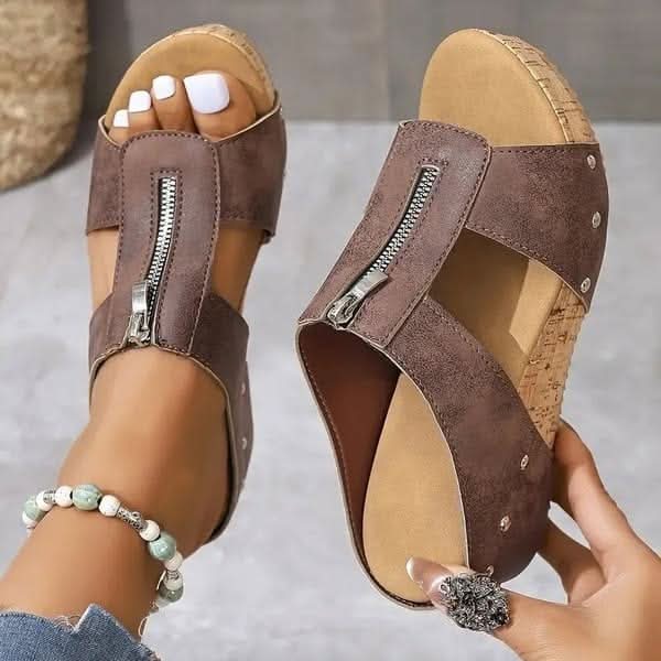 ARIA | ZIP-UP ORTHOPEDIC SANDALS