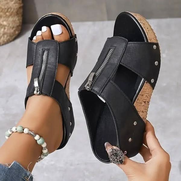 ARIA | ZIP-UP ORTHOPEDIC SANDALS