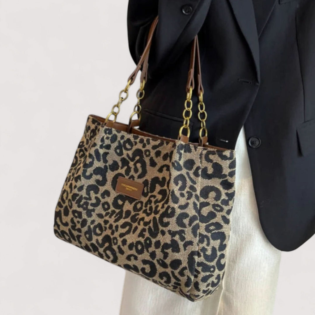 AGNES™ | LEOPARD CANVAS BAG
