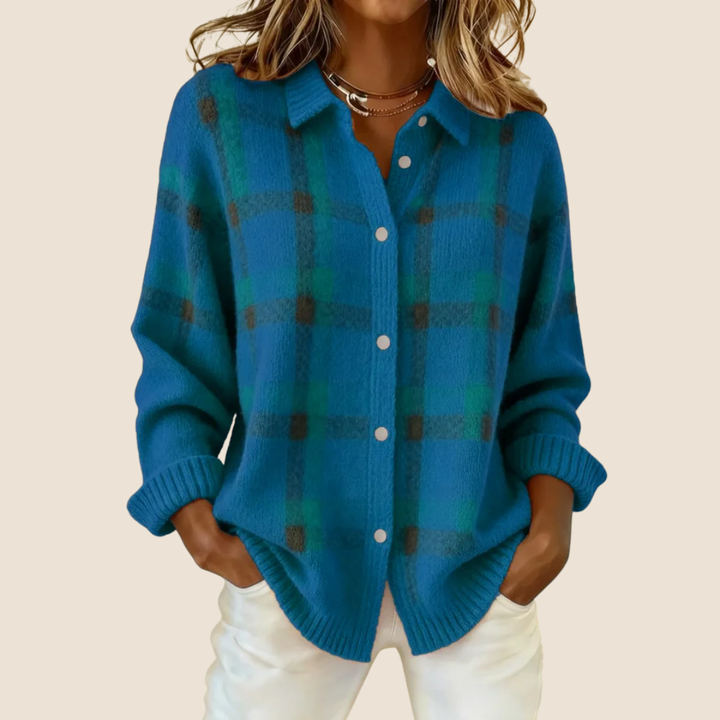 VIVIENNE | RETRO CHECK SWEATER