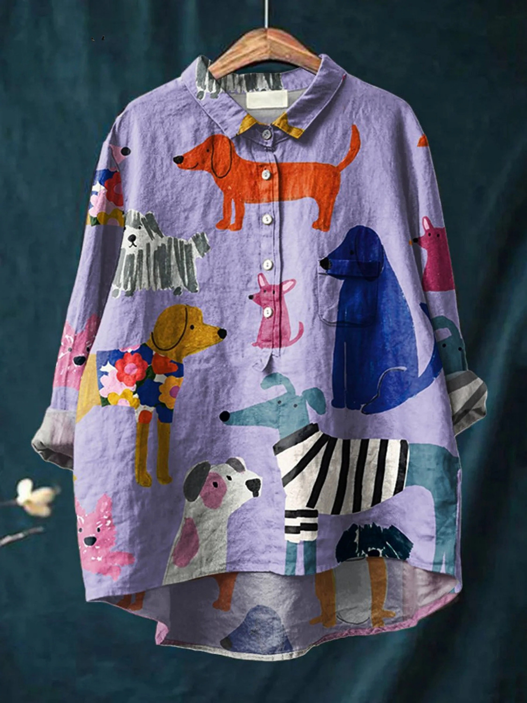 POPPY | DOG PRINT BLOUSE