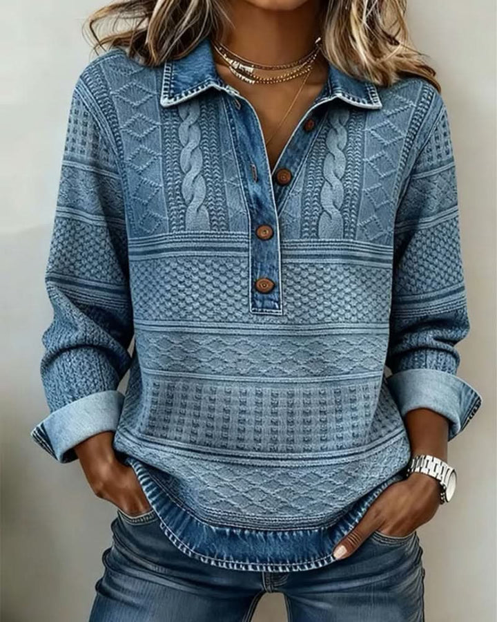 NIVELLE | MODERN HALF-BUTTON SWEATER