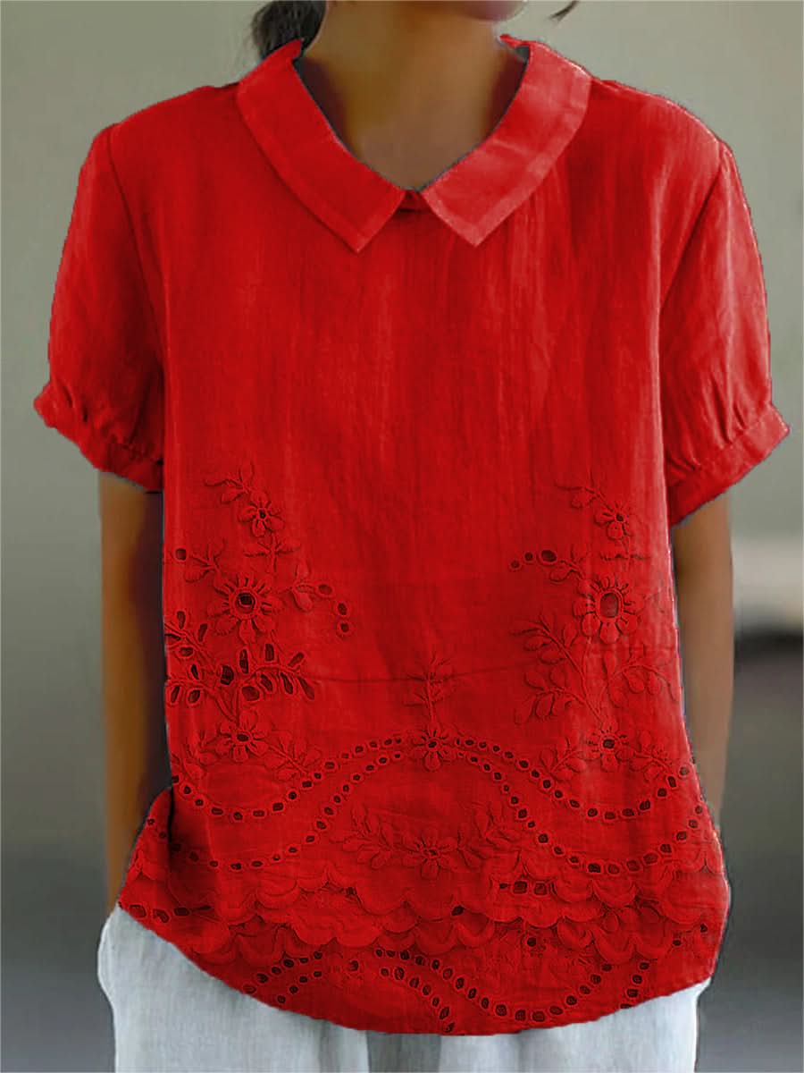 LILY | BLOOM EMBROIDERED TOP