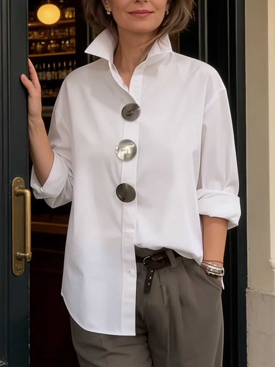 VERA | ELEGANT COLLAR BLOUSE
