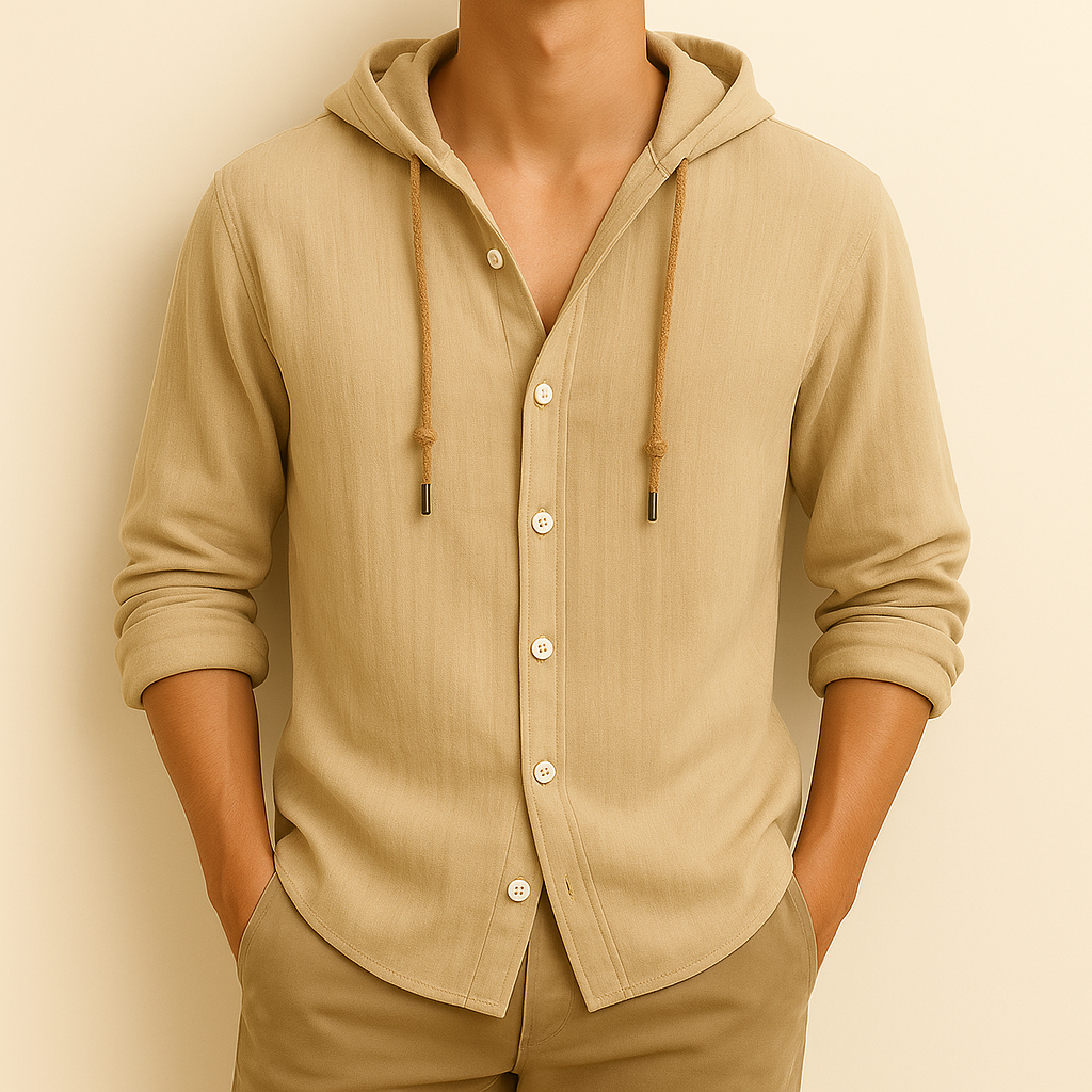 LANGFORD | HOODED SHIRT JACKET