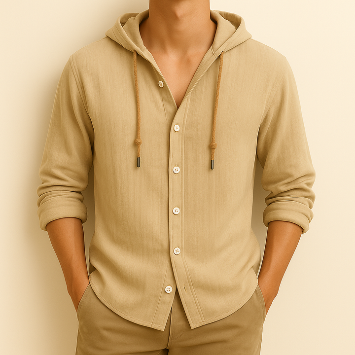 LANGFORD | HOODED SHIRT JACKET