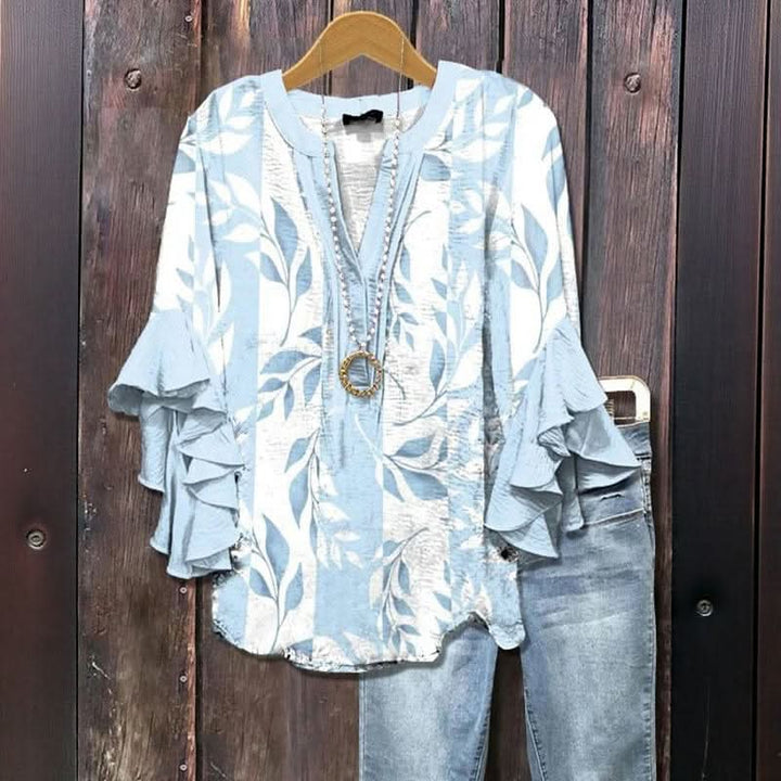 ELENORA | WHISPER RUFFLE BLOUSE