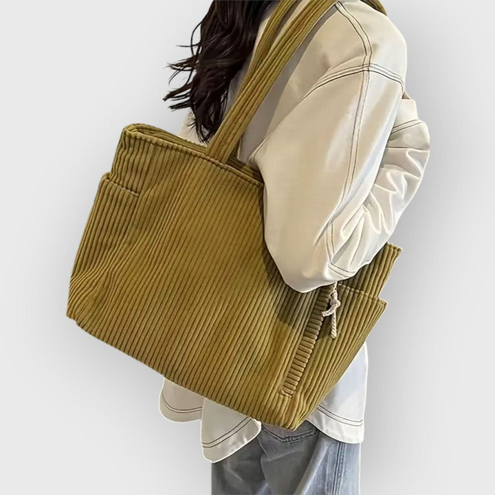 CAMILLE | CORDUROY TOTE BAG