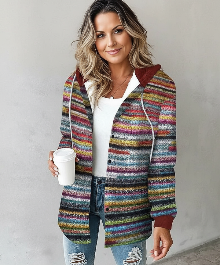 HIGHLAND | PLAID HOODED COAT