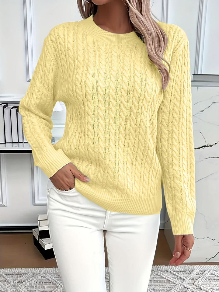MARIELLE | CABLE SWEATER