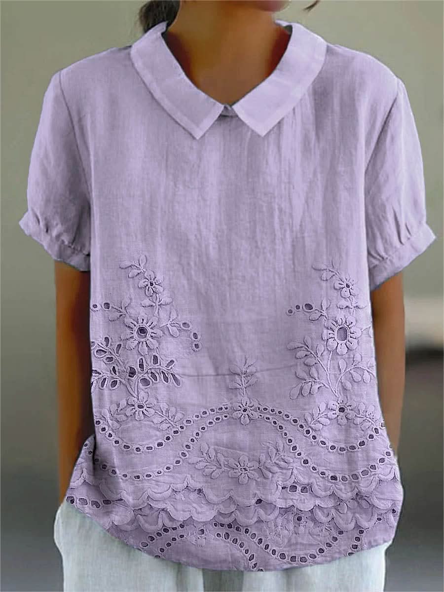 LILY | BLOOM EMBROIDERED TOP