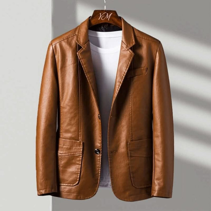 ALESSANDRO | LEATHER BLAZER