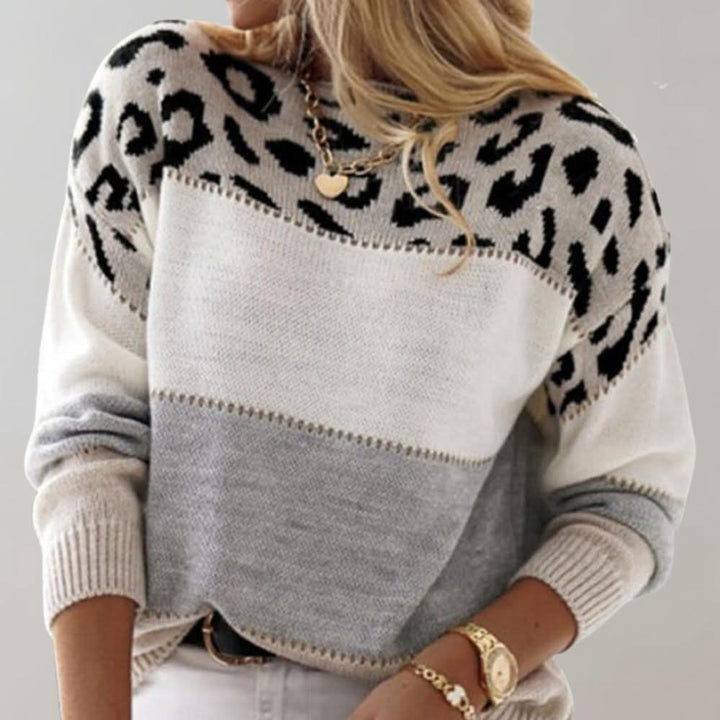 VELORA | LEOPARD LUXE SWEATER