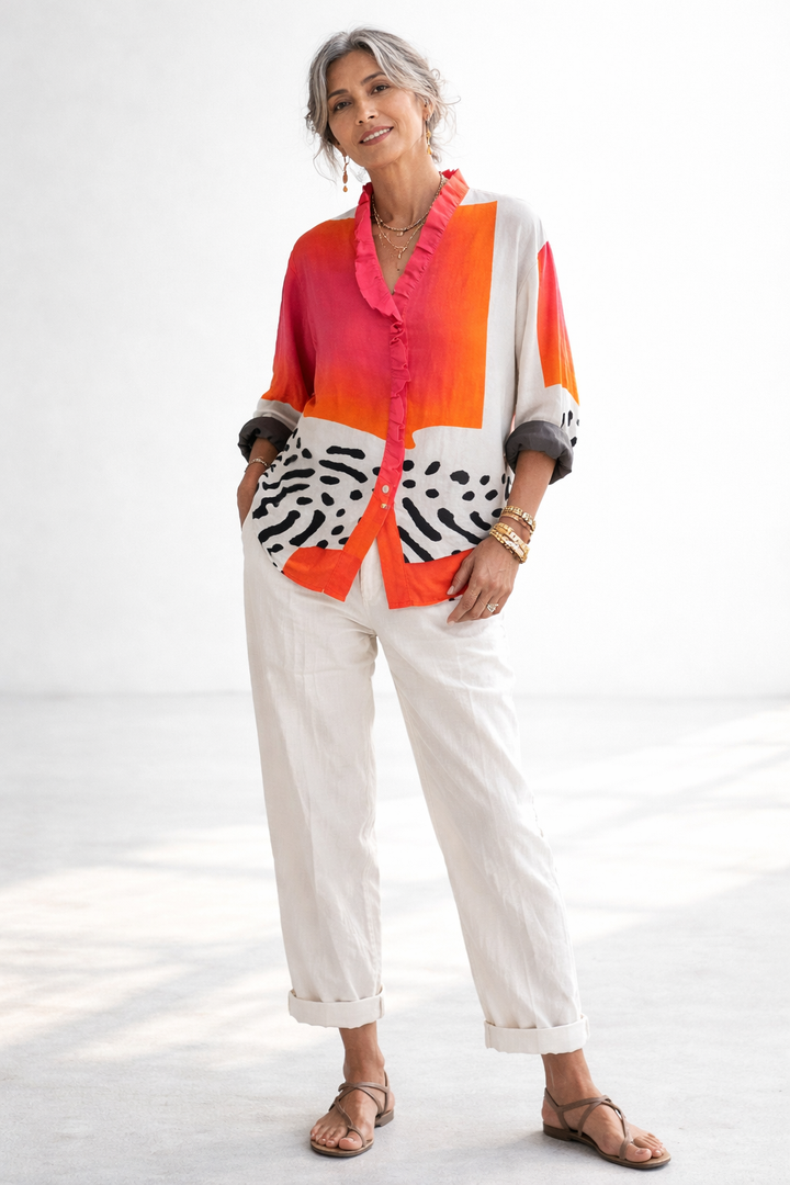MARIEL | LUMINOUS BLOUSE