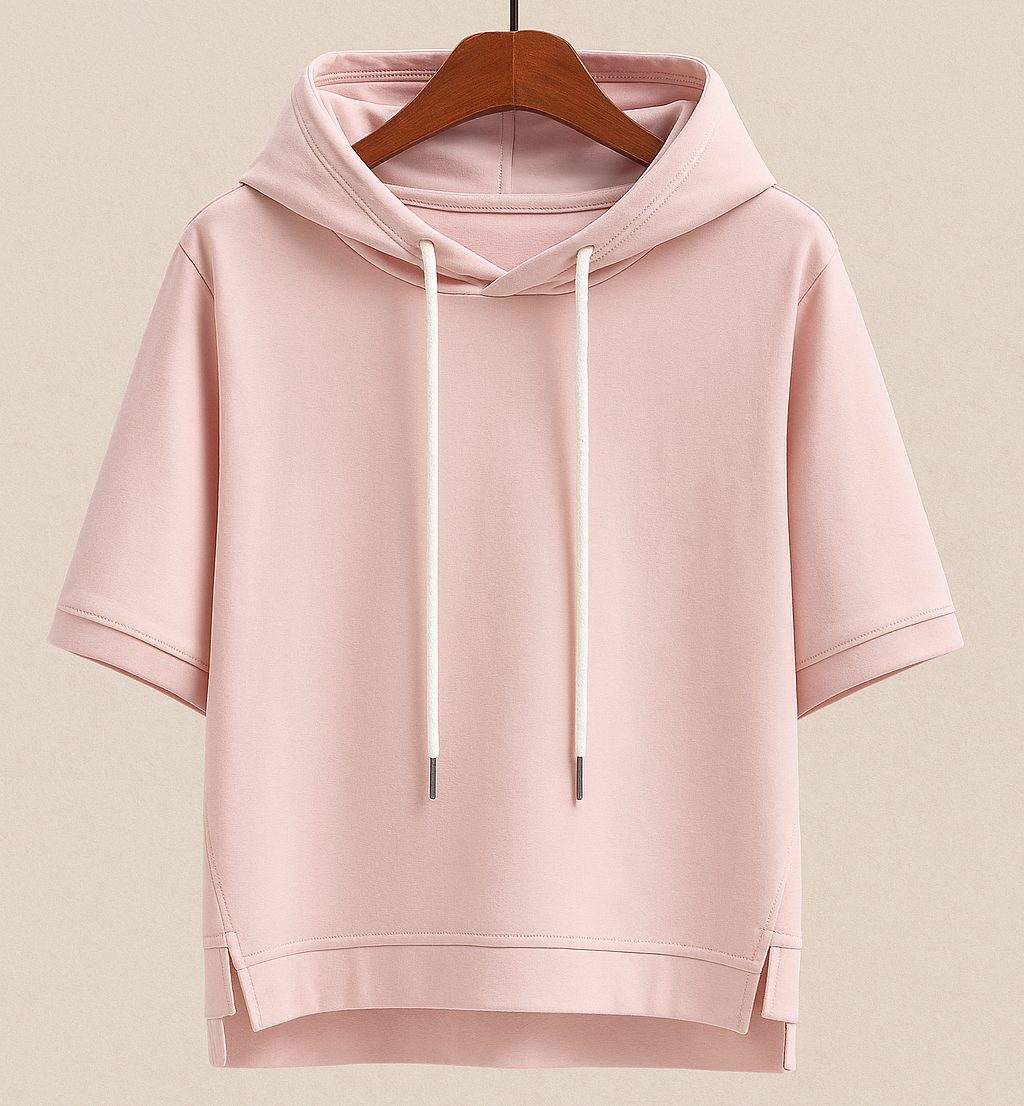 ALISON | SHORT SLEEVE HOODIE