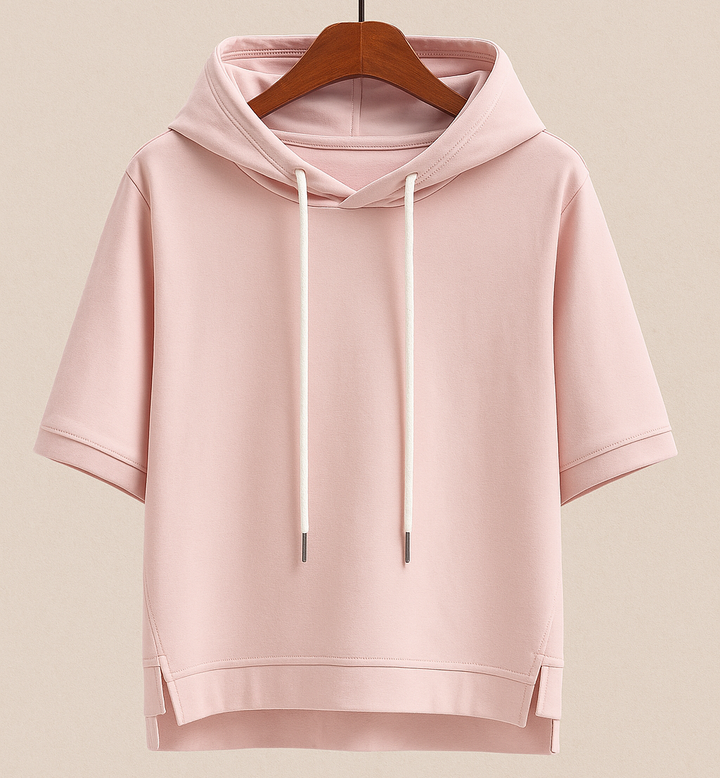 ALISON | SHORT SLEEVE HOODIE