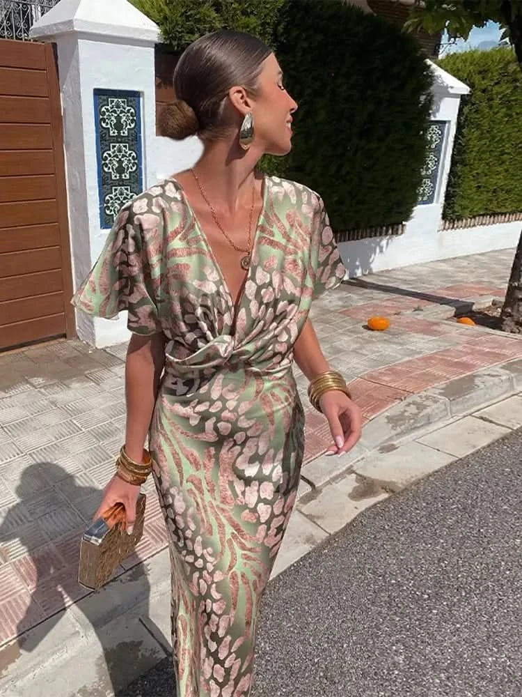 FLORENCE | COPPER MIDI DRESS