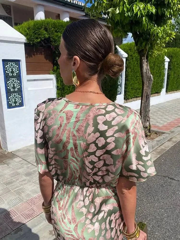 FLORENCE | COPPER MIDI DRESS
