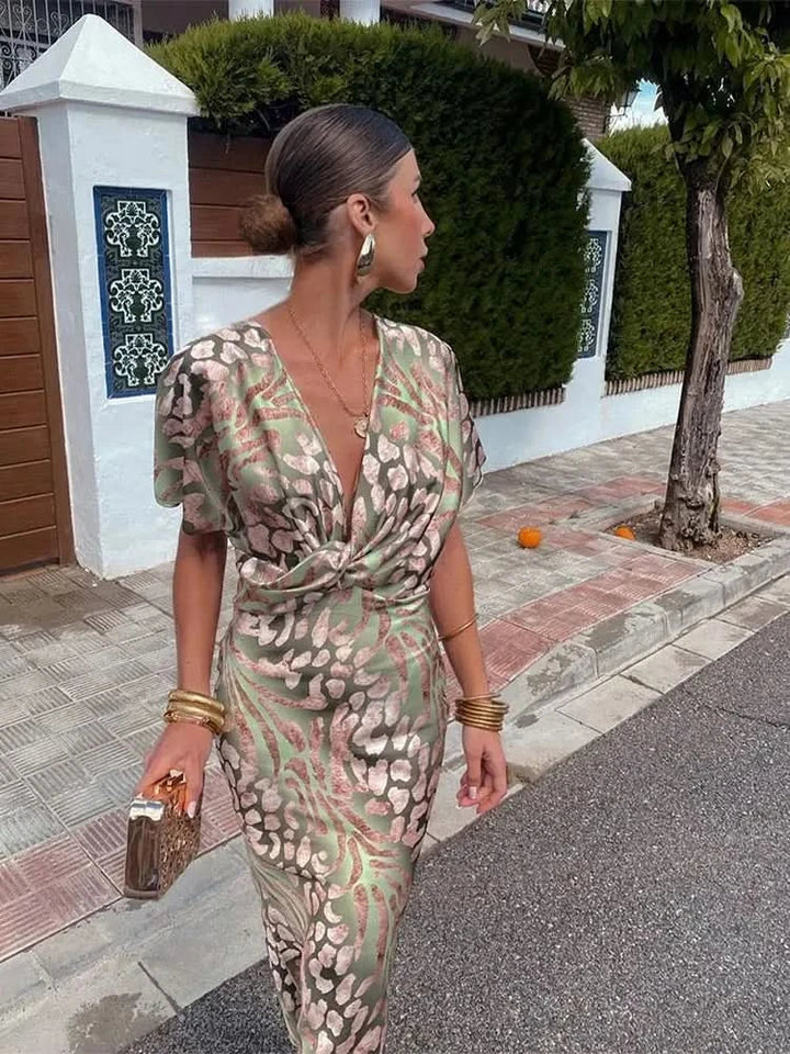 FLORENCE | COPPER MIDI DRESS