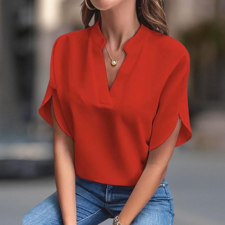 FRANCESCA | CLASSIC V-NECK TOP