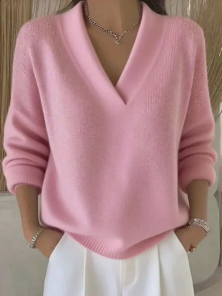 ROSEMERE | RELAXED V-NECK KNIT